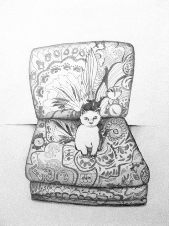 Kafka on couch